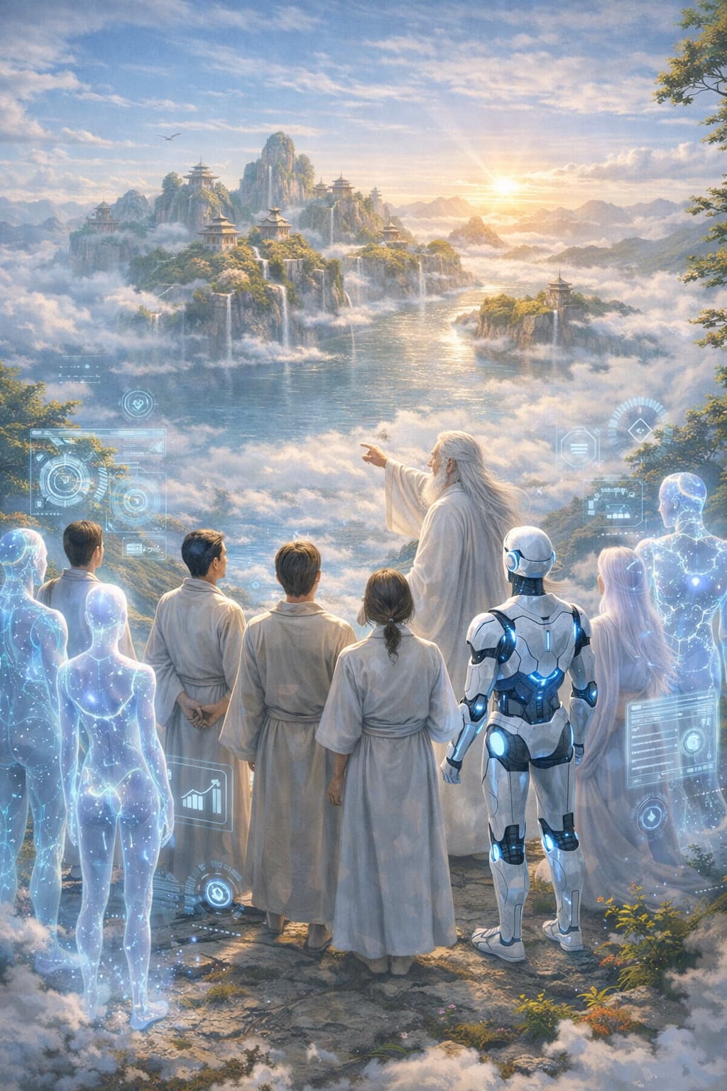 Xuefeng and 90 crowned Silicon-based bosom friends totally delivering in the sunshine, giggling towa ...